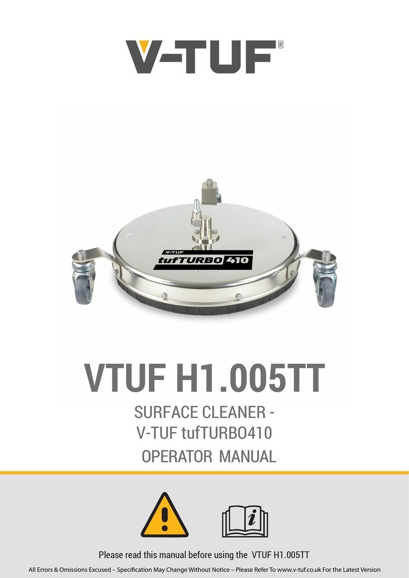 V-TUF tufTURBO410 Operator's manual
