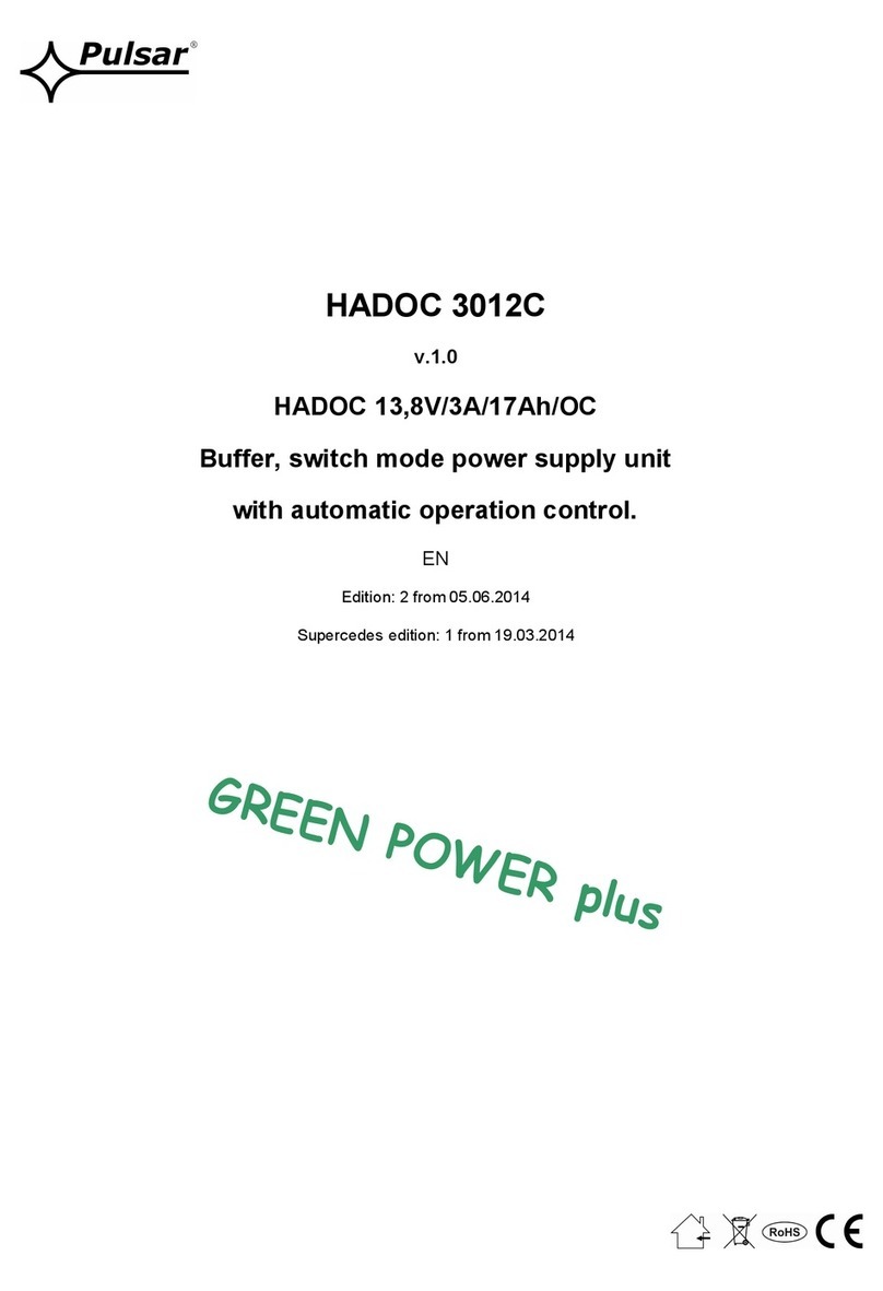 Pulsar GREEN POWER plus HADOC 3012C manual
