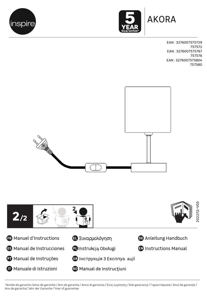 Inspire AKORA 757572 instruction manual
