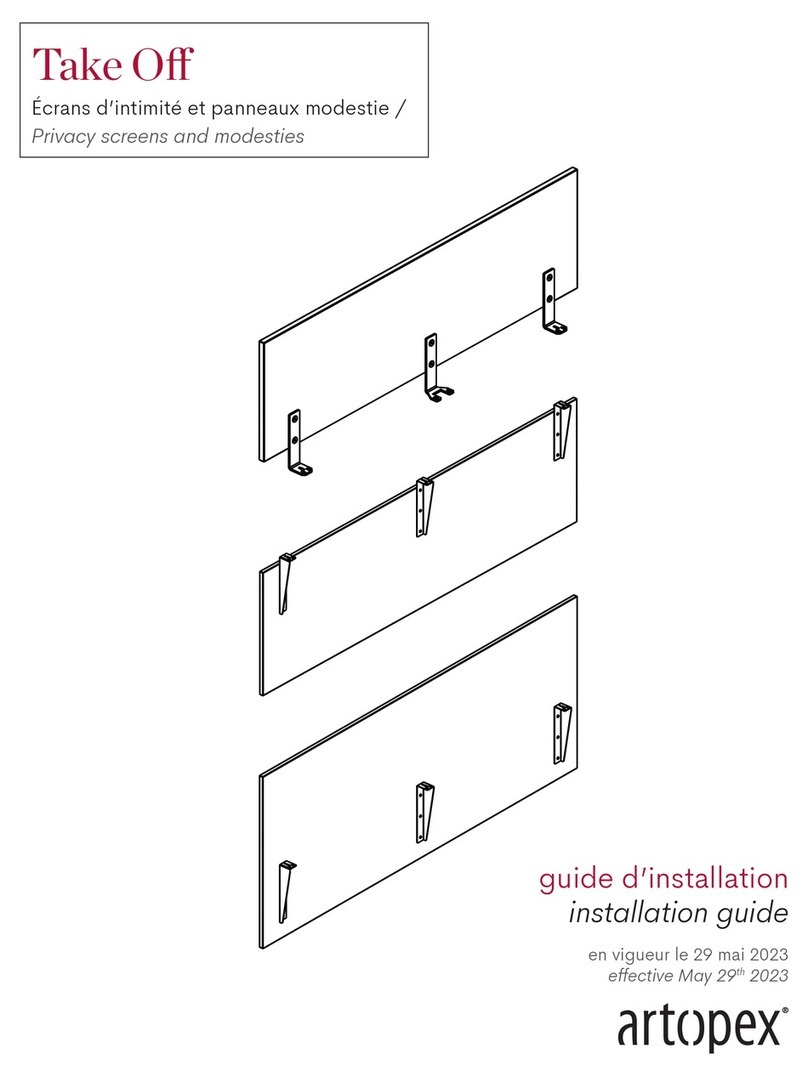 Artopex Take Off installation guide Artopex Take Off installation guide