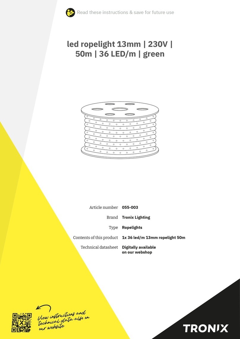 Tronix 055-003 User manual
