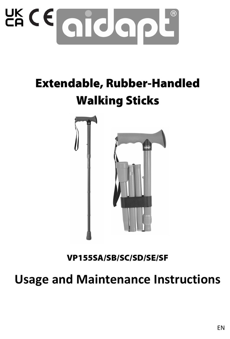 aidapt VP155SA Programming manual