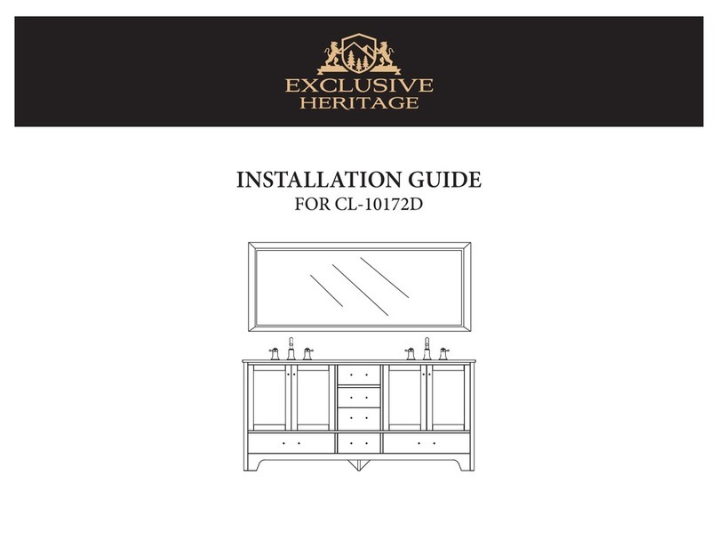 Exclusive Heritage CL-10172D-WMTP installation guide