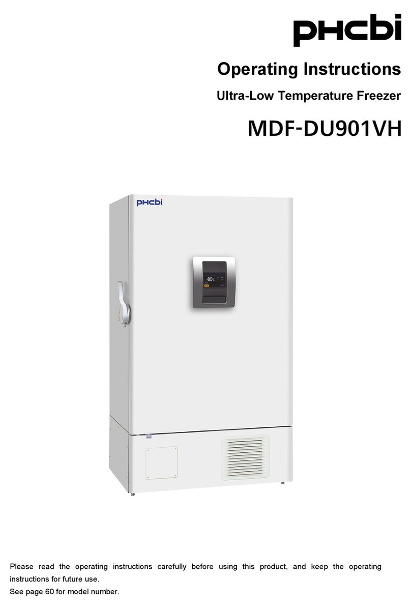 Phcbi MDF-DU901VH operating instructions