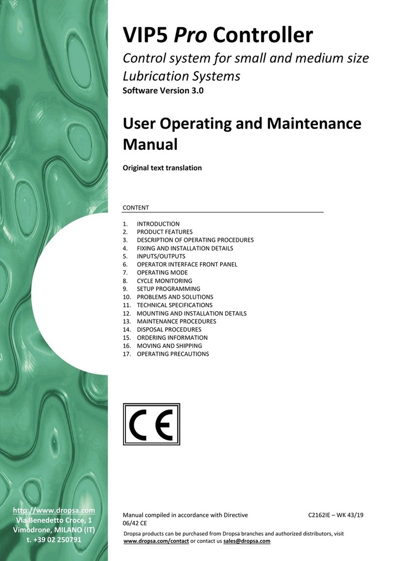 DROPSA VIP5 Pro User Operating and Maintenance Manual