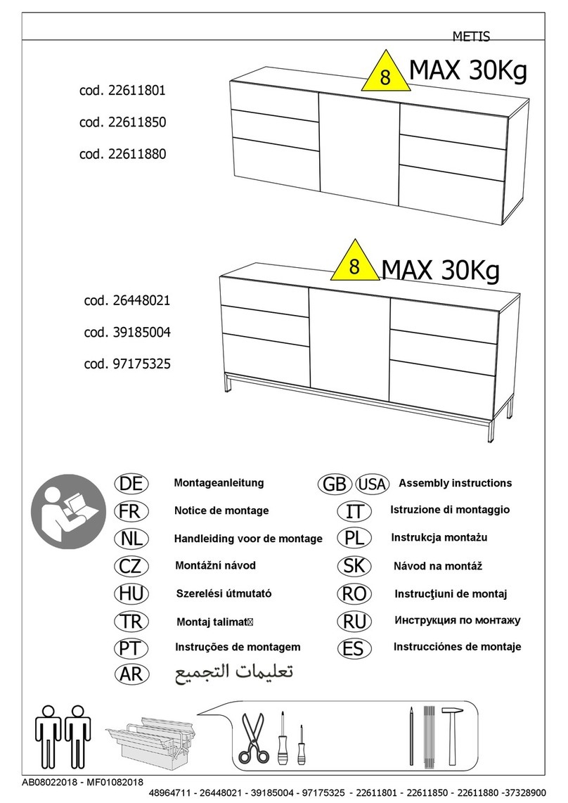 Tecnos Metis 22611801 User manual