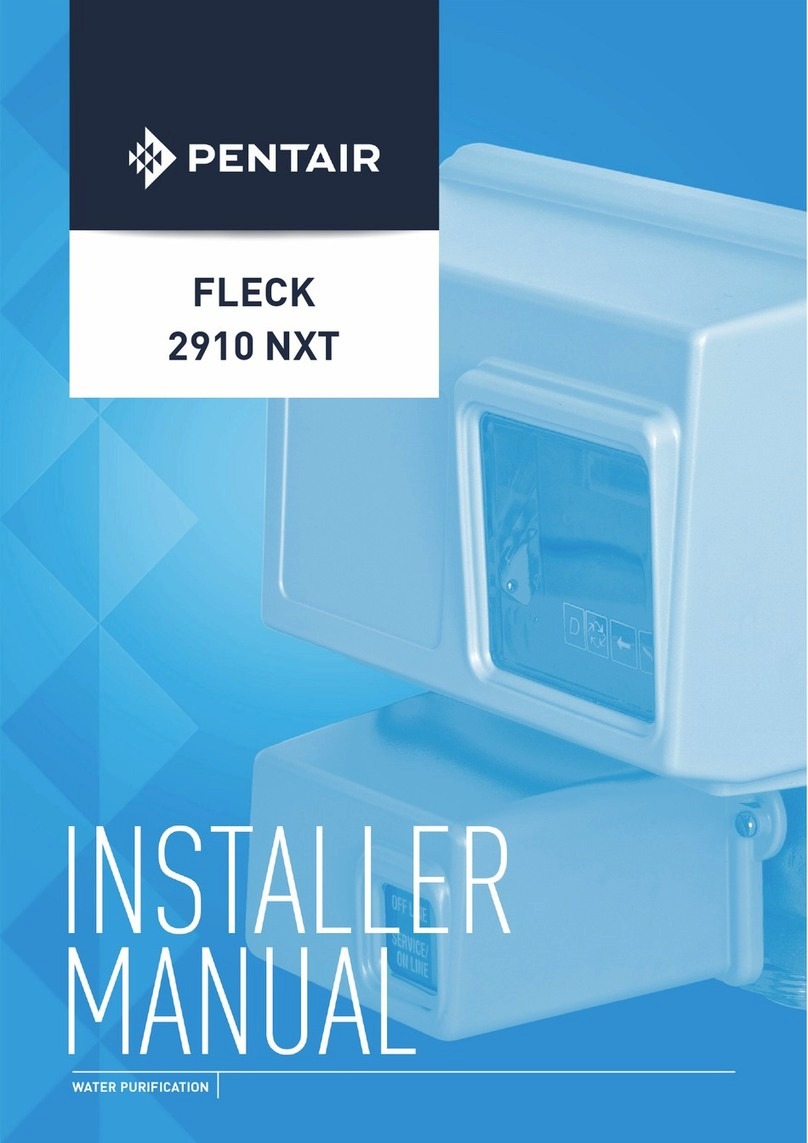 Pentair FLECK 2910 NXT User guide Pentair FLECK 2910 NXT User guide