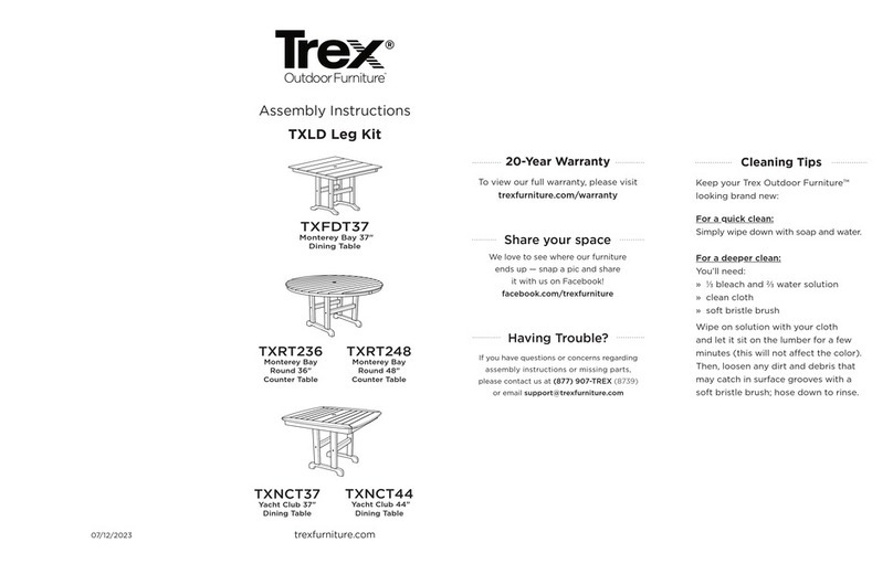 TREX TXFDT37 Assembly instructions