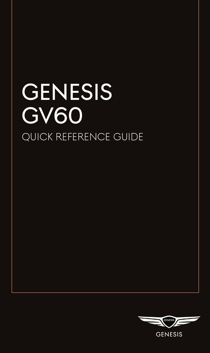 Genesis GV60 User manual Genesis GV60 User manual