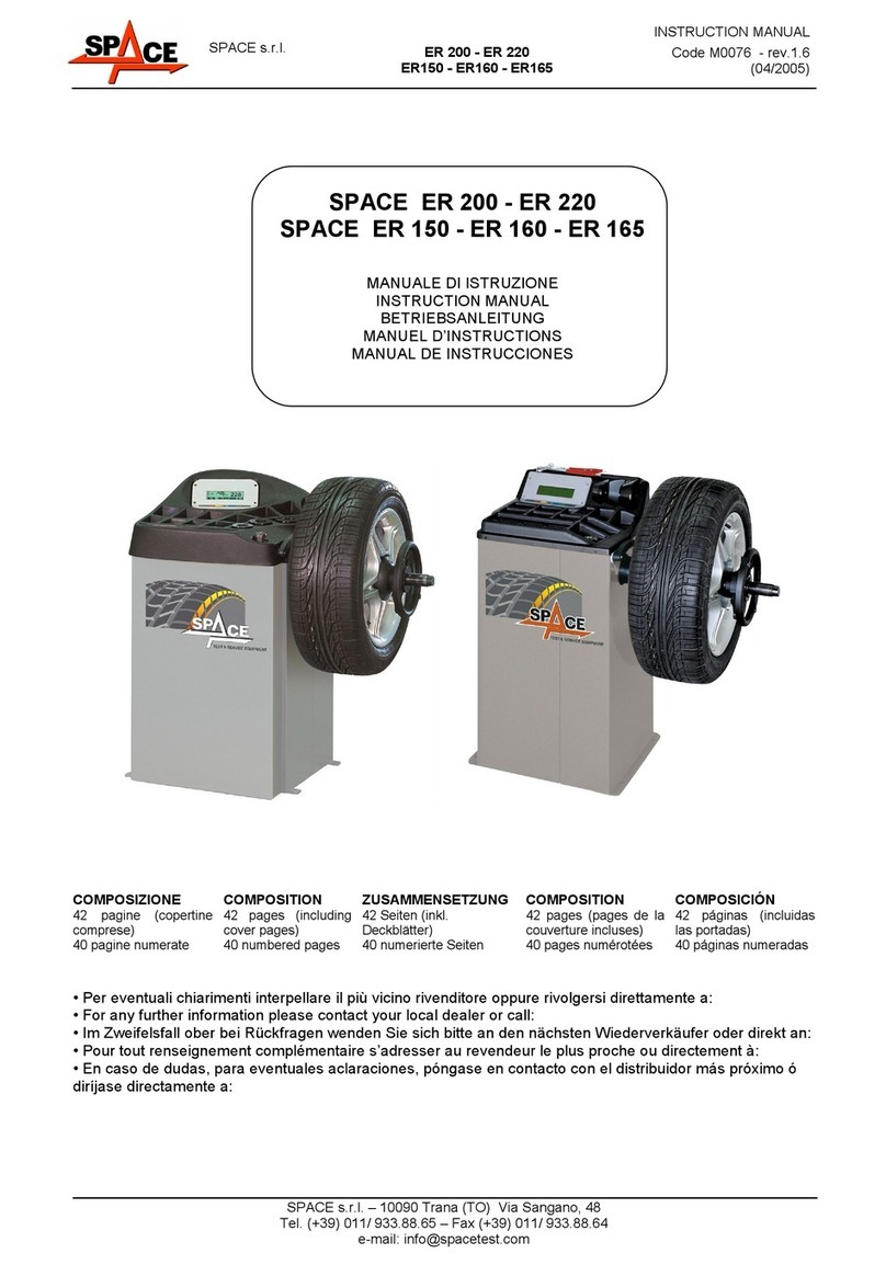 Space ER 200 instruction manual