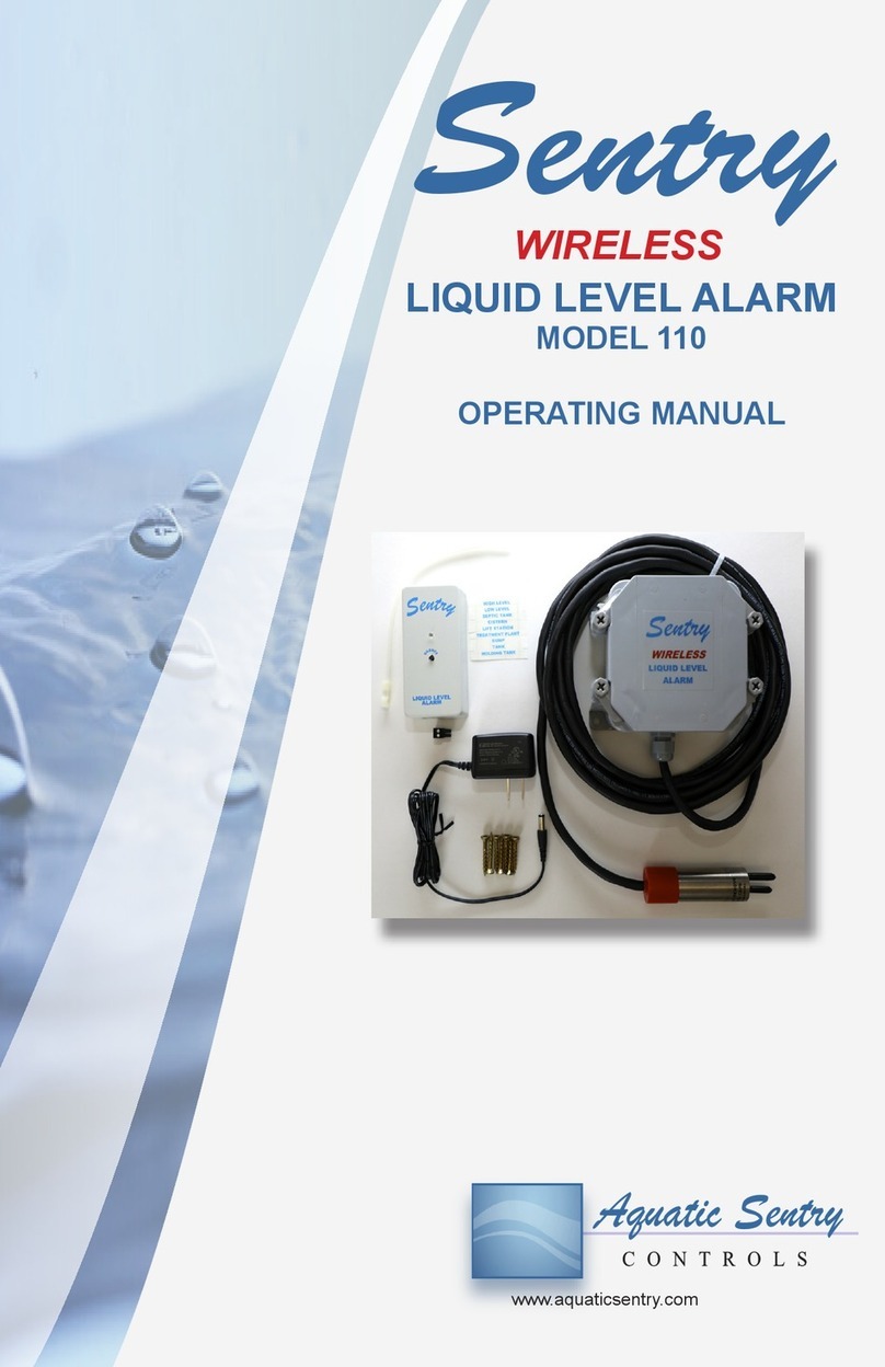 Sentry 110 operating manual