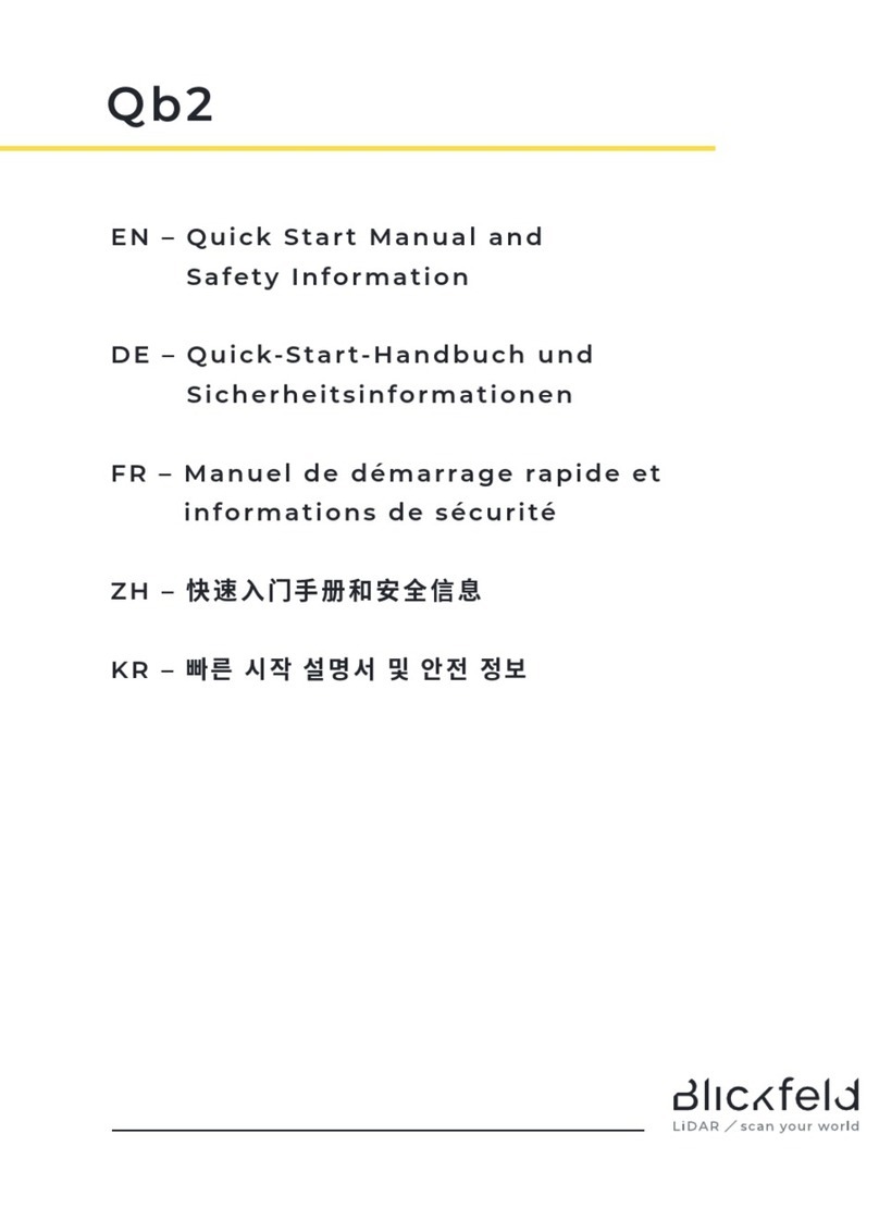 Blickfeld Qb2 Quick start manual