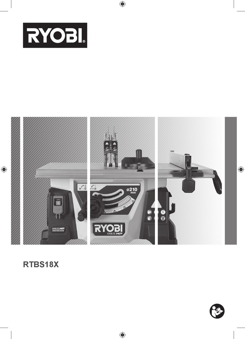 Ryobi RTBS18X User manual