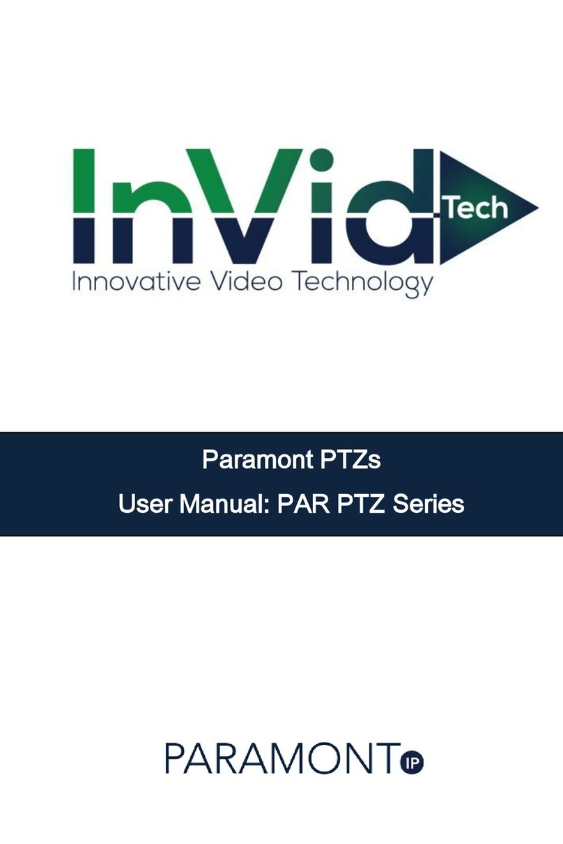 InVid Tech Paramont PAR PTZ Series user manual