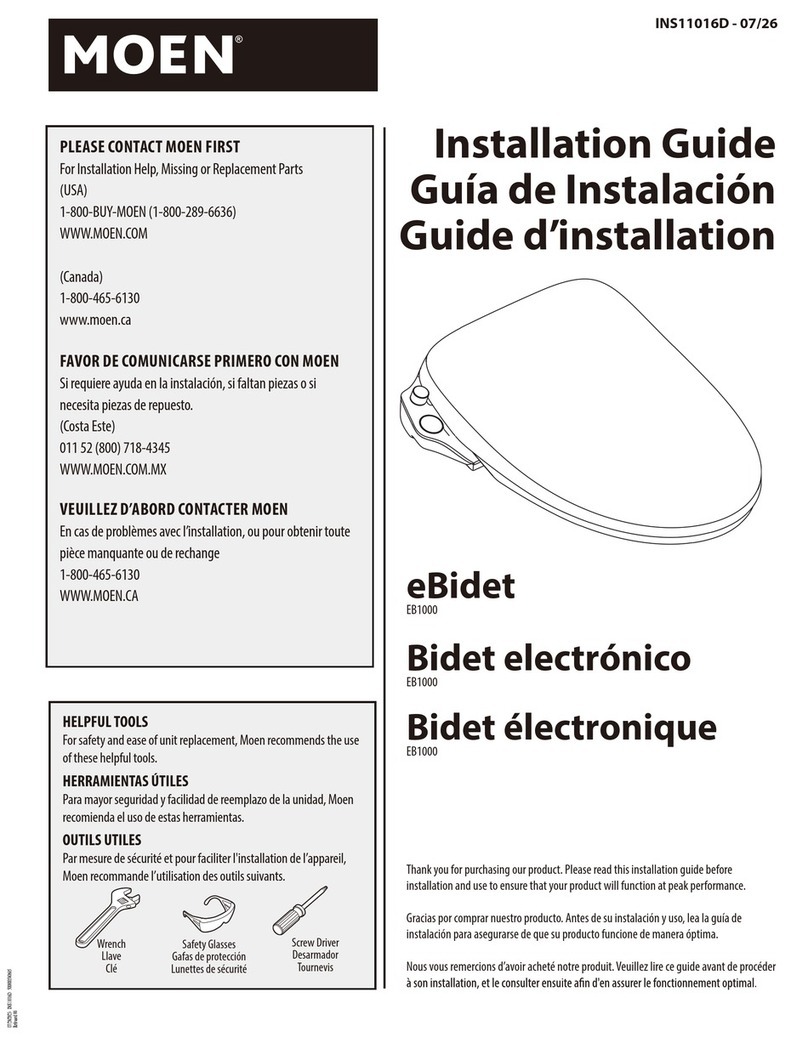 Moen EB1000 User manual