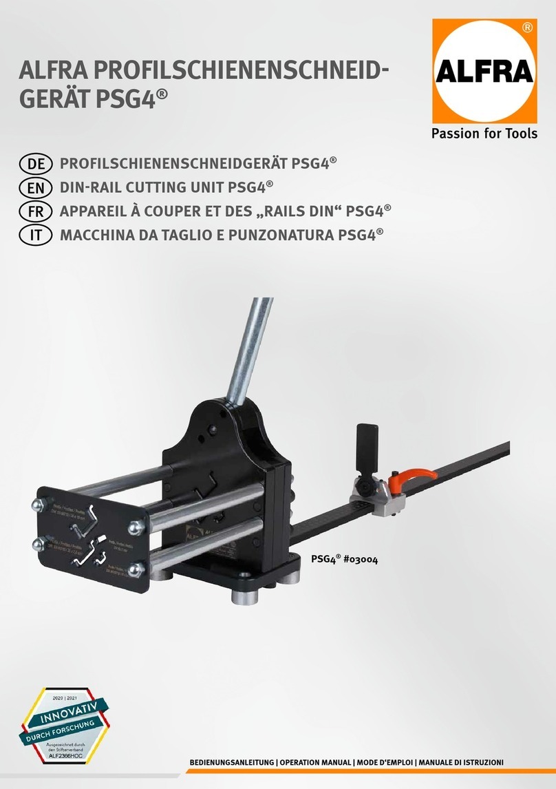 ALFRA PSG4 manual