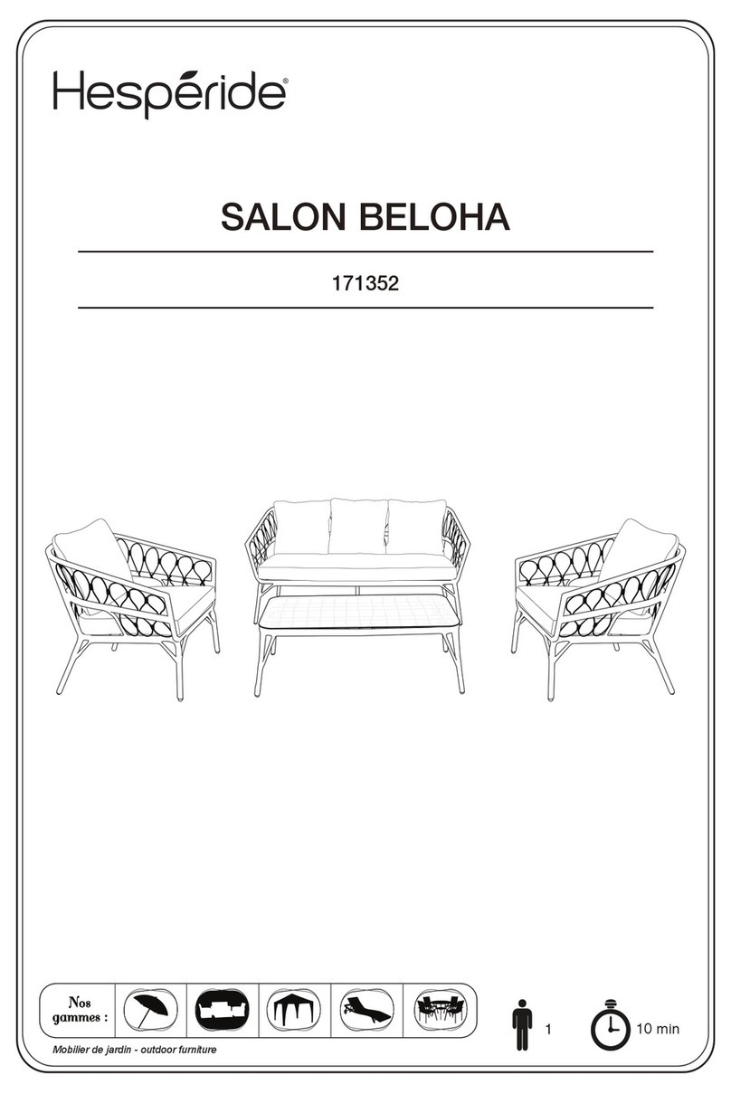 Hesperide SALON BELOHA 171352 User manual