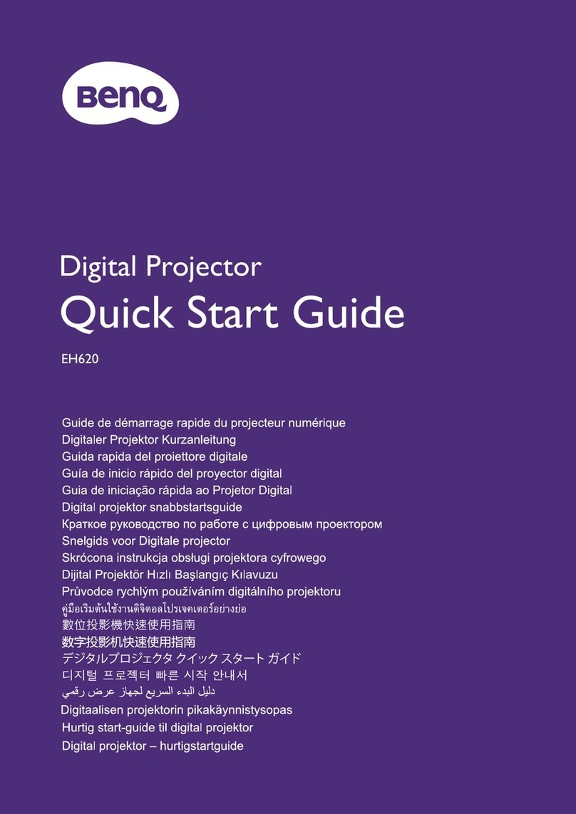 BenQ EH620 User manual BenQ EH620 User manual