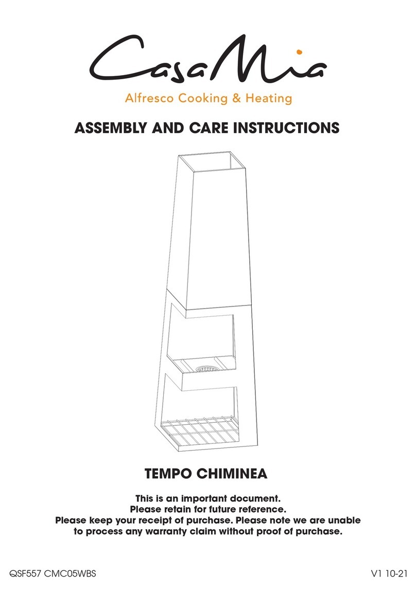 Casamia CMC05WBS Assembly and care instructions