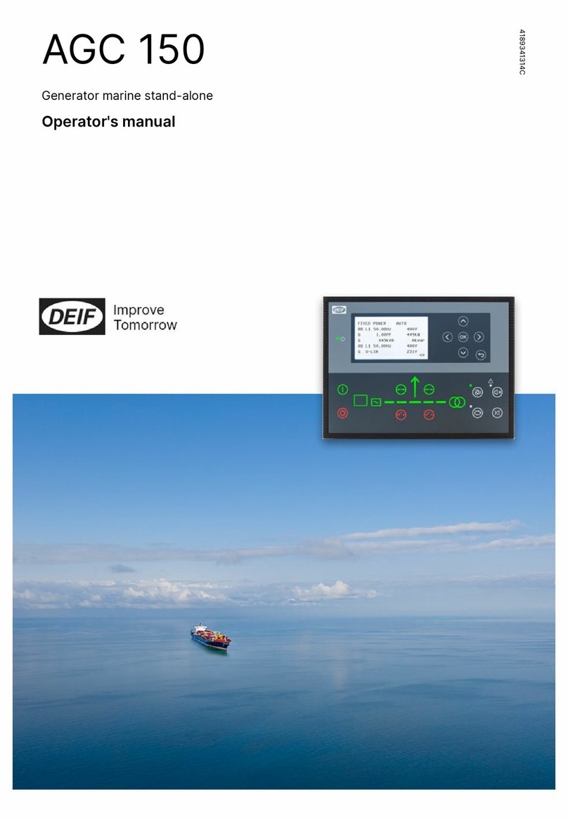 Deif AGC 150 Operator's manual