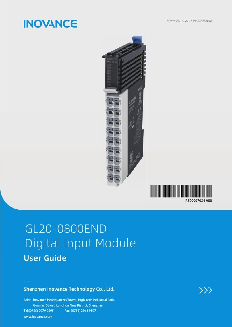 Inovance GL20-0800END user guide