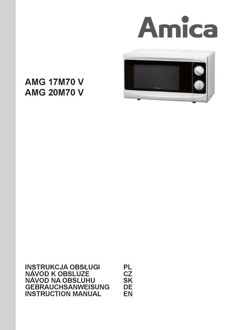 Amica AMG20M70V instruction manual