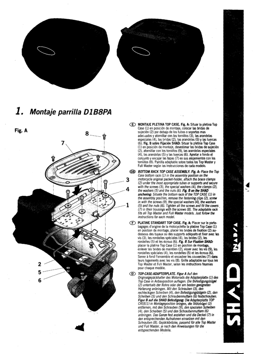 Shad D1B8PA User manual