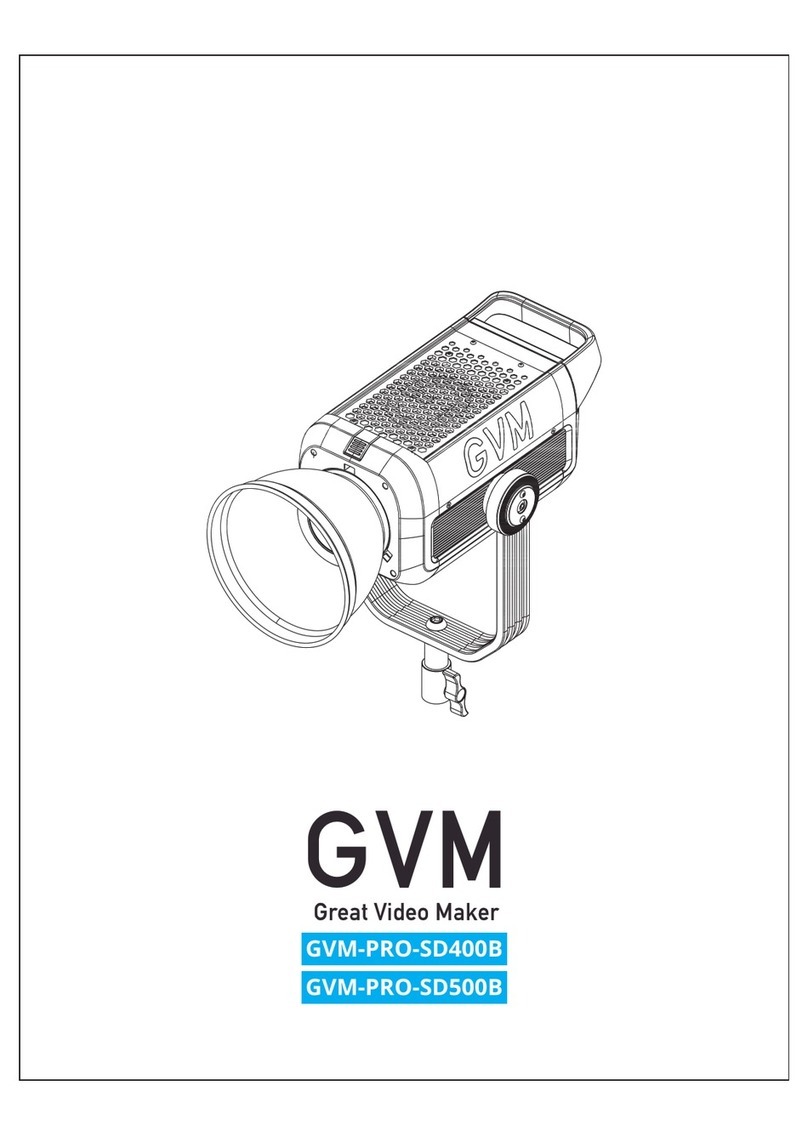 GVM GVM-PRO-SD400B User manual