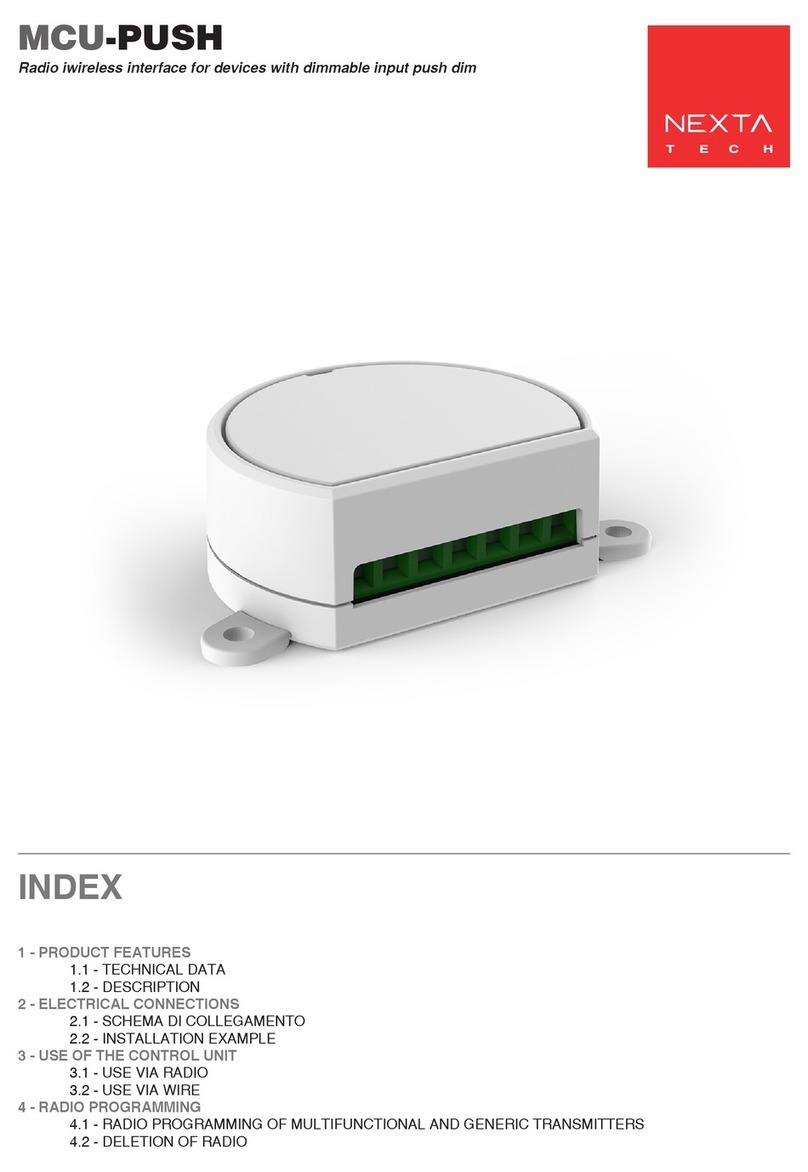 Nexta Tech MCU-PUSH manual
