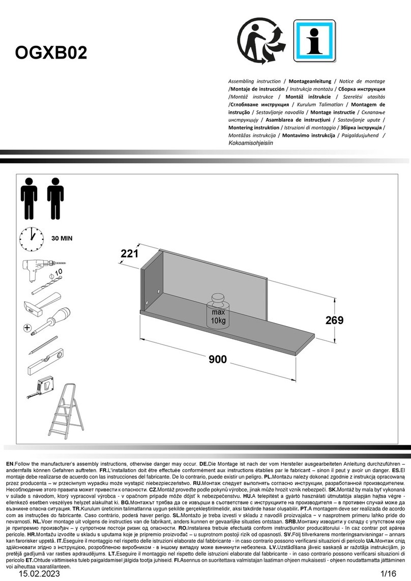 Forte OGXB02 User manual