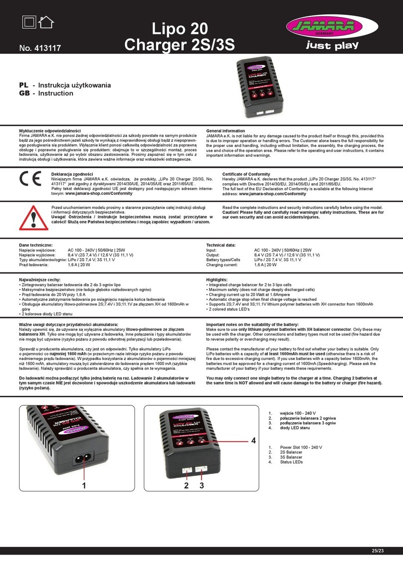 Jamara Lipo 20 User manual