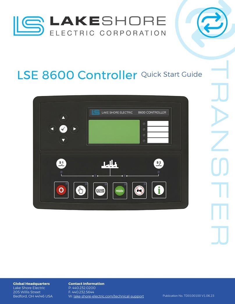 Lake Shore 8600 quick start guide