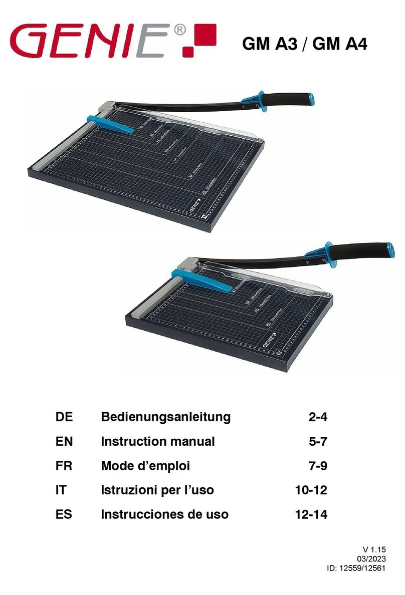Genie GM A3 instruction manual