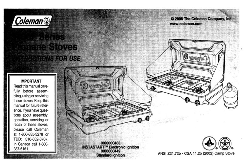 Coleman 5430F Series User manual