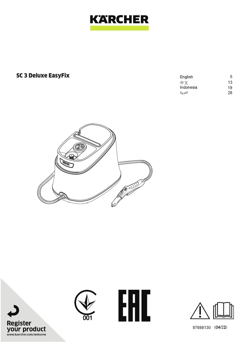 Kärcher SC 3 Deluxe EasyFix Premium User manual