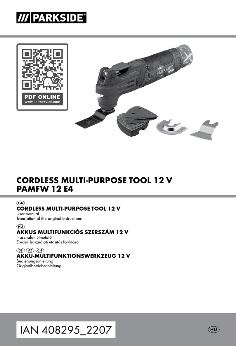 Parkside PAMFW 12 E4 user manual