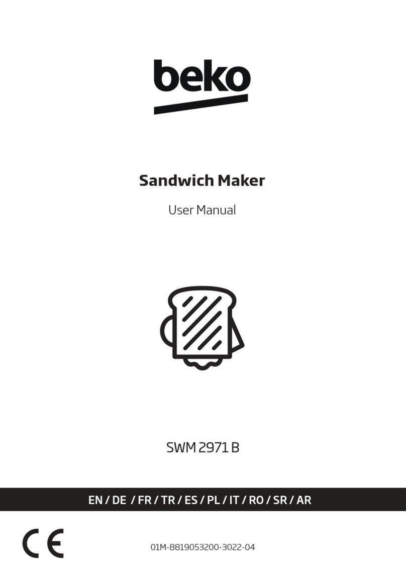 Beko SWM 2971 B User manual Beko SWM 2971 B User manual