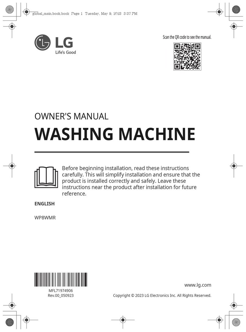 LG WP8WMR User manual