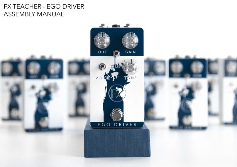 anasounds FX TEACHER EGO DRIVER Assembly manual