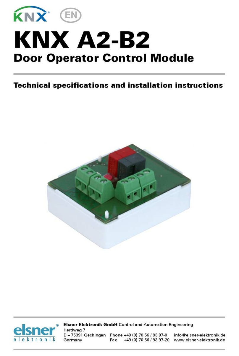 elsner elektronik KNX A2 Technical specifications and installation instructions