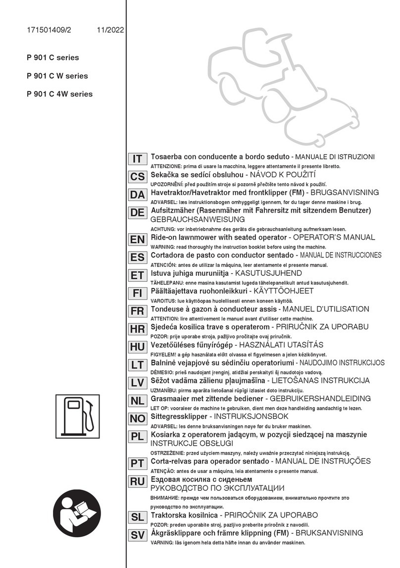 Stiga P 901 C User manual