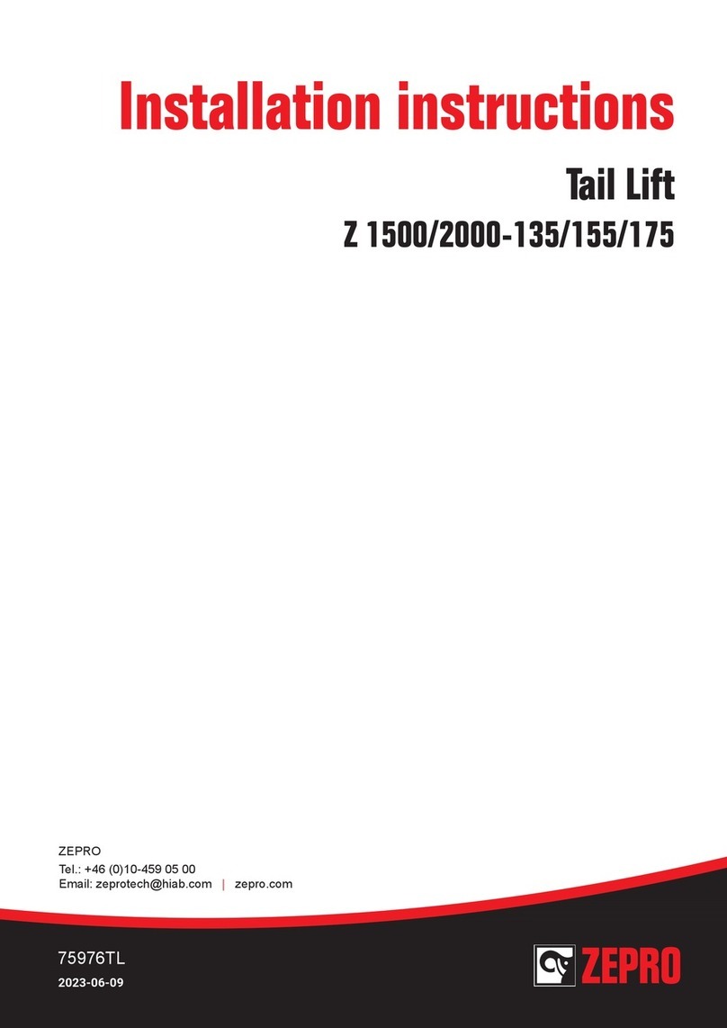 Zepro Z 1500 User manual