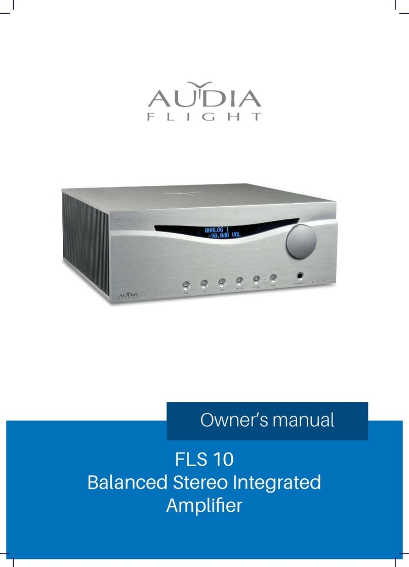 Audia Flight FLS 10 owner's manual