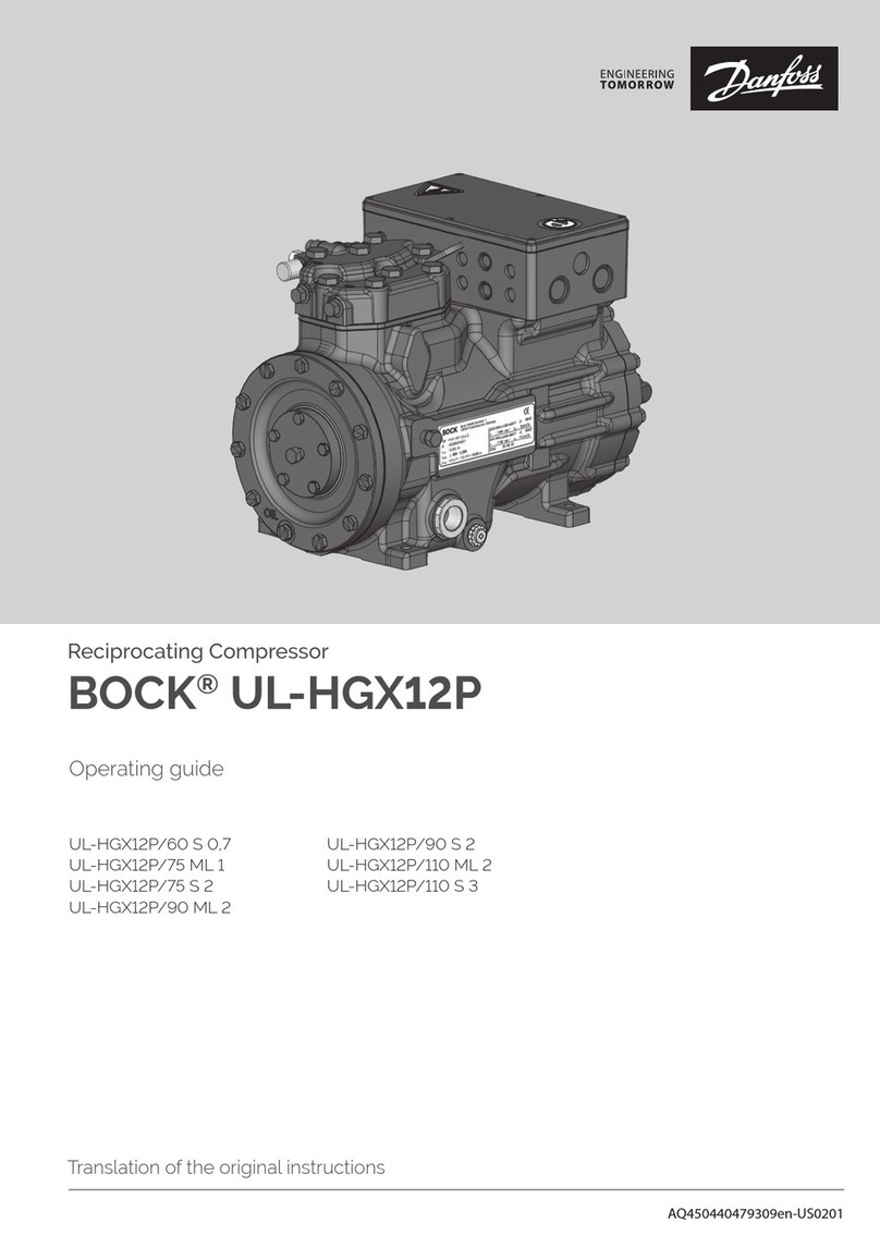 Danfoss BOCK UL-HGX12P User manual
