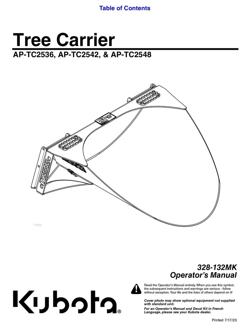 Kubota AP-TC2536 Operator's manual