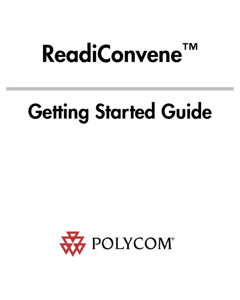 Polycom MGC+50 ReadiConvene User manual Polycom MGC+50 ReadiConvene User manual