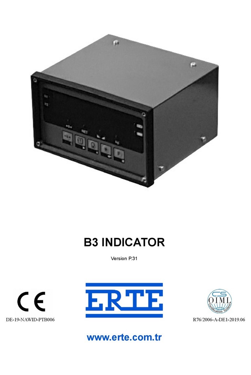 ERTE B3 User manual