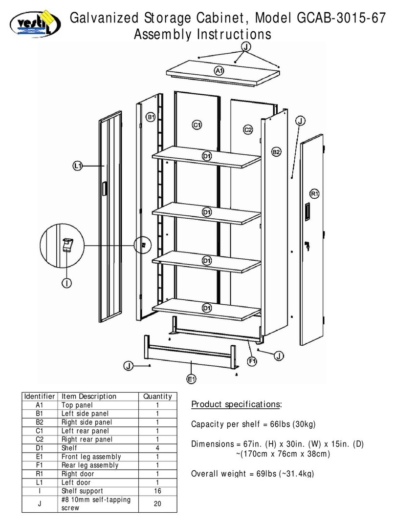 Vestil GCAB-3015-67 Assembly instructions Vestil GCAB-3015-67 Assembly instructions
