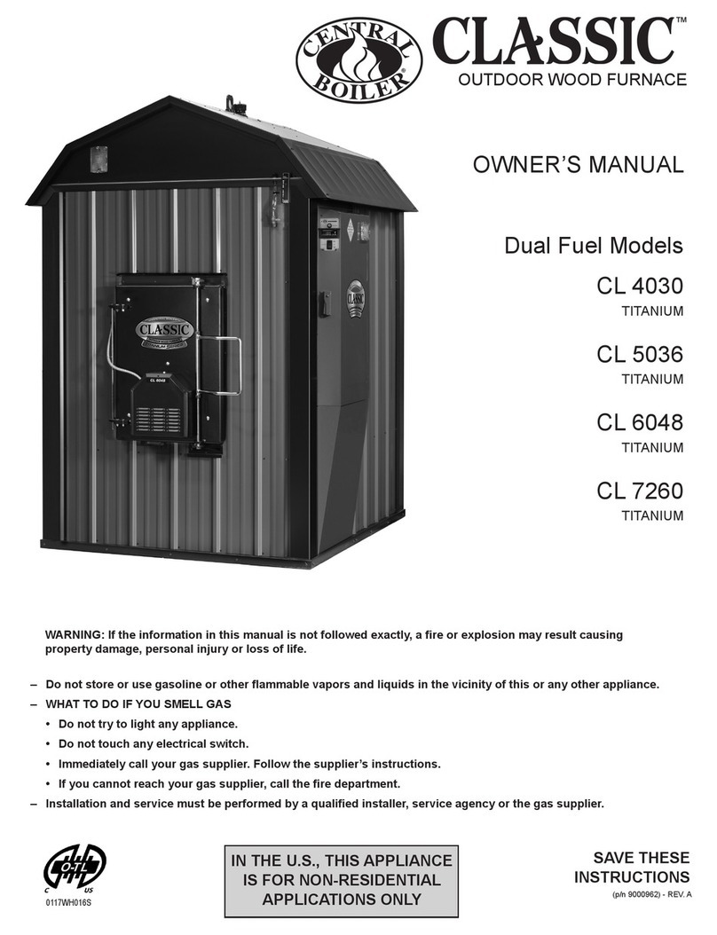Central Boiler CL 4030 owner's manual
