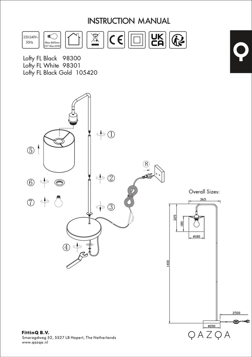 Qazqa Lofty FL User manual